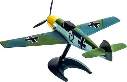 Miniatura 6 de Airfix Quickbuild Messerschmitt 109 - Kit de construcción de modelo de plástico de avión en ladrillo J6001
