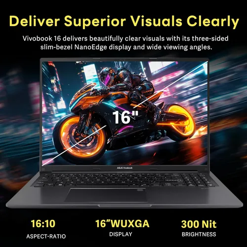 Miniatura 4 de ASUS Vivobook - Computadora portátil WUXGA de 16 pulgadas, Intel Core i7-1355U, 16 GB de RAM, 1.5 TB de almacenamiento