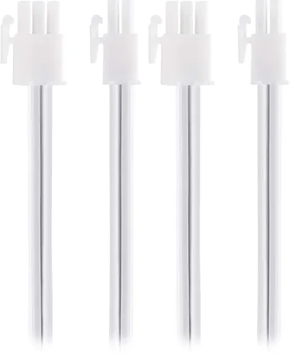 UltraPro Cable de enlace de luz para debajo del gabinete, LED, enchufable, para barra de luz, luces de disco, 47167, color blanco (paquete de 2)