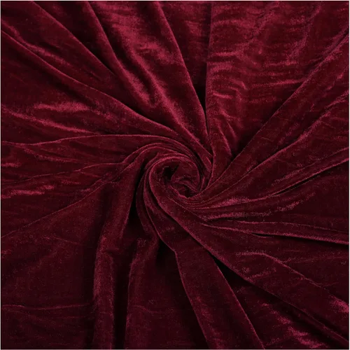 Miniatura 12 de MDS - Paquete de 5 yardas x 60 pulgadas de ancho, tela de terciopelo elástico por yarda para vestidos de boda, costura, tapicería, ropa, disfraces