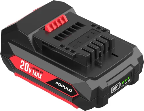 Miniatura 4 de populo Paquete de baterías PPLBP de iones de litio máximos de 20 V y 2.0 Ah, herramientas exclusivas de 20 V