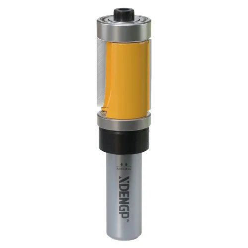 Rodamiento superior e inferior Broca de enrutador de ajuste empotrado vástago de 1/2 pulgada, diámetro de corte de 3/4 pulgadas, longitud de corte