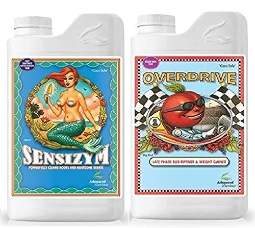 Miniatura 2 de Advanced Nutrients Overdrive y Sensizym 4 litros con tabla de conversión y pipeta de 0.1 fl oz