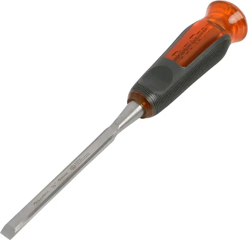 Buck Bros. 74812 Cincel de madera de 3/8 pulgadas, herramientas de tallado de madera de espiga completa, herramientas de carpintería, trabajos de