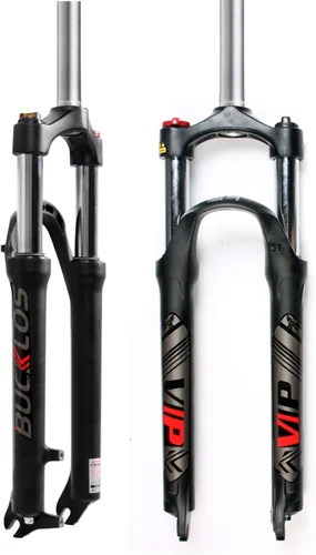 Miniatura 9 de BUCKLOS 26/27.5/29 Horquilla de Suspensión MTB de 100mm, Tubo Recto de 28.6mm QR 9mm de Ajuste de Corona de Aleación de Aluminio para Bicicleta