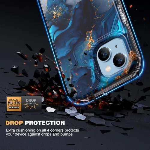 Miniatura 30 de Diaclara Funda diseñada para iPhone 16, mejorada [protección completa de la cámara], carcasa resistente de cuerpo completo con protector de pantalla