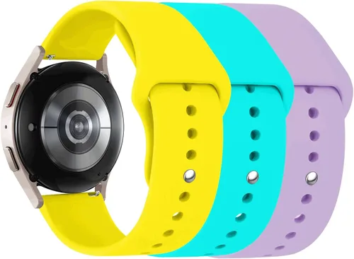 Miniatura 9 de Paquete de 3 correas para Samsung Galaxy Watch 6/6 Classic Band 1.575 in 1.732 in 1.693 in 1.850 in, Galaxy Watch 5/5 Pro/Galaxy Watch 4, correa