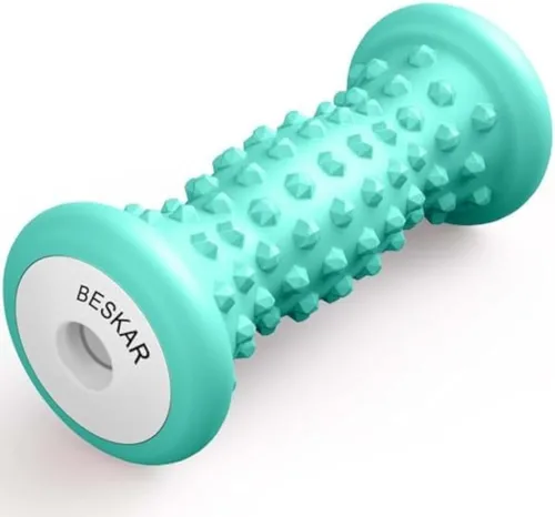 BESKAR Rodillo de masaje de pies para alivio de la fascitis plantar, masaje muscular portátil de tejido profundo, alivio del dolor de arco y talón,
