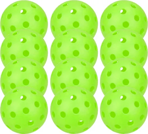 Miniatura 56 de Paquete de 6 pelotas de pickleball deportivas para exteriores - 40 pelotas de pickleball - Bolas de pickleball de EE. UU. aprobadas por USAPA