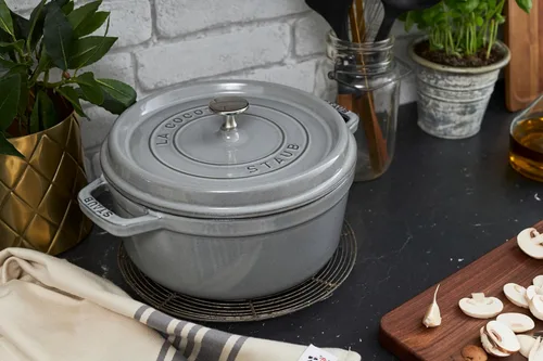 Miniatura 5 de STAUB 40509-304-0 Olla Cocotte redonda 20cm gris grafito Gris (Graphite Grey)