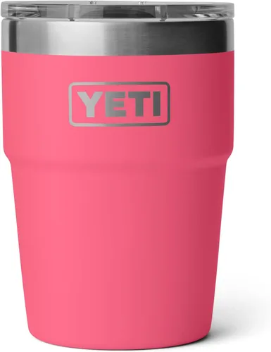 Miniatura 35 de YETI Rambler - Vaso apilable de 16 onzas, aislado al vacío, de acero inoxidable con tapa MagSlider Apilable