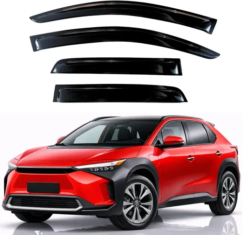 Miniatura 275 de KPY Visor de ventana compatible con Hyundai Tucson 2021-2025, 4 piezas de deflector de ventilación para ventana lateral, estilo Mugen, protector