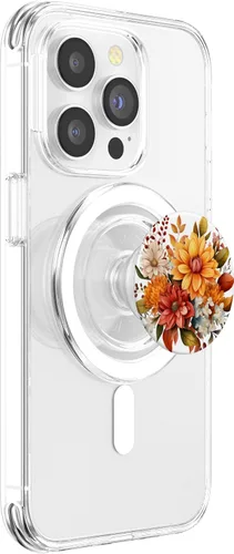 Miniatura 3 de Linda flor de otoño sublimación Clipart Hojas de otoño PopSockets MagSafe PopGrip para iPhone