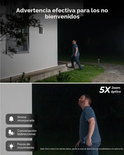 Miniatura 5 de REOLINK RLC-811A - Cámara de seguridad con cable IP PoE 4K - FoV de 123°, zoom óptico 5X para uso en exteriores, visión nocturna a color, detección