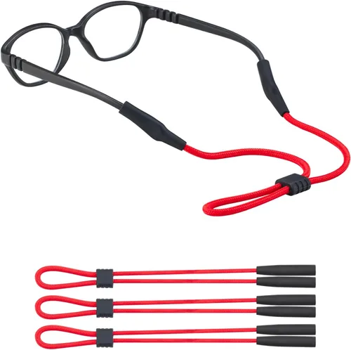 Miniatura 12 de Correa para lentes de sol para niños, niñas y niños pequeños, soportes ajustables para anteojos alrededor del cuello, correa para gafas, cordón