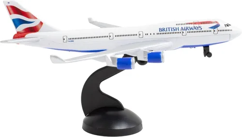 Miniatura 6 de Avión de Juguete Daron Jet2 Individual – Modelo de Avión de Metal Fundido con Piezas de Plástico Licenciado Oficialmente, Ruedas Giratorias, Librea