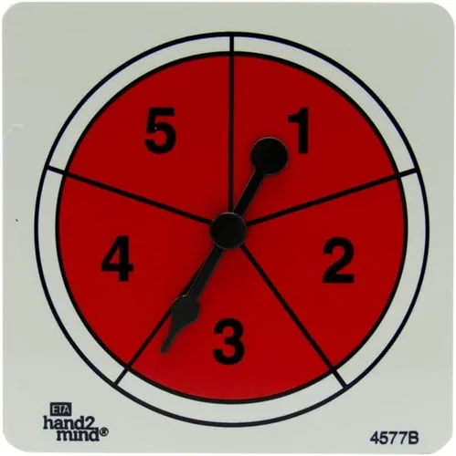 Miniatura 4 de hand2mind - 4589 ETA Color/Number Spinner Collection, Juego de 6