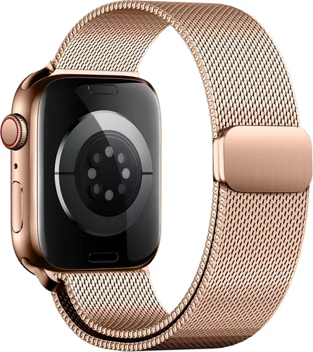 Miniatura 19 de QOKNUL Compatible con correas de Apple Watch de 1.929 in, 1.811 in, 1.772 in, 1.732 in, 1.654 in, 1.614 in, 1.575 in, 1.496 in, correa de malla