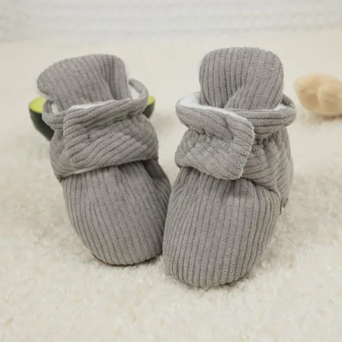Miniatura 15 de Sawimlgy - Botines de algodón antideslizantes para recién nacido, con agarre, para cuna o para el invierno