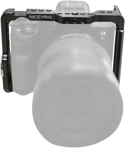 Miniatura 2 de NICEYRIG Jaula para Sony Alpha A7RIV A7SIII A7RIII A7III A7SII A7RII A7II A1 A9, con adaptador de montaje rosetón - 399