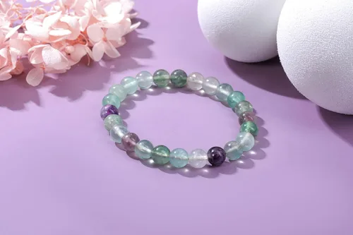 Miniatura 37 de Jovivi Pulsera elástica de cuentas redondas semipreciosas naturales – 0.315 pulgadas hecha a mano con cuentas de piedras preciosas curativas