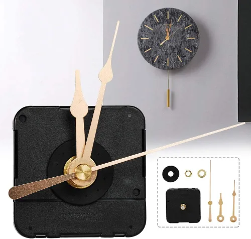 Miniatura 4 de Movimiento de reloj de alto par, eje largo de 17/25 pulgadas, kit de movimiento de reloj de pared de cuarzo