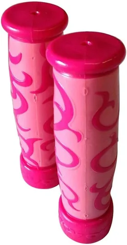 Miniatura 4 de (7/8 pulgadas en ambos lados) Universal ATV y PWC Rubber Comfort Grips- [PINK Vine] Compatible con empuñaduras de motocicleta de 7/8 pulgadas