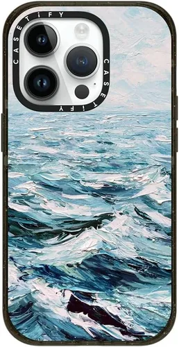 Miniatura 69 de CASETiFY Impact - Funda para iPhone 13 [protección contra caídas de 6.6 pies/compatible con Magsafe] Black Kingsnake, color negro transparente