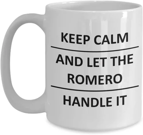 Miniatura 3 de ROMERO Mug Lover surname last name family husband friend wife GF dad mom him her Mug for