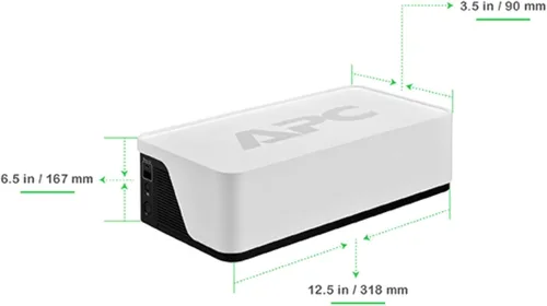 Miniatura 6 de APC Batería de respaldo UPS, UPS de 1050VA con 6 tomas de batería de respaldo, carga USB Tipo C, BE1050G3 Back-UPS