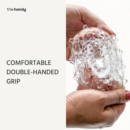 Miniatura 3 de La Funda Peniana Handy TrueGrip Gen 2 - Fundas de Masturbación Realistas de Extremo Cerrado, Masturbador Masculino Fácil de Limpiar, Juguetes