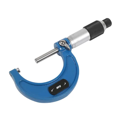 Miniatura 8 de HFS (R) Micrómetro exterior de 0-1" con precisión de 0.0001", yunque de carburo y escala grabada con láser