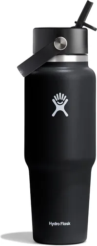 Miniatura 37 de Hydro Flask Botella de agua de viaje – Acero inoxidable aislado – Tapa ancha con pitillo, antiderrames, a prueba de fugas en 24 oz Trillium Pink