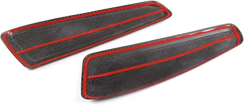 Miniatura 5 de Para Porsche 911 718 2013 2014 2015 2016 2017 2018 2019 Real Fibra de Carbono Interior Asiento Panel lateral Accesorios Decorativos Cubierta
