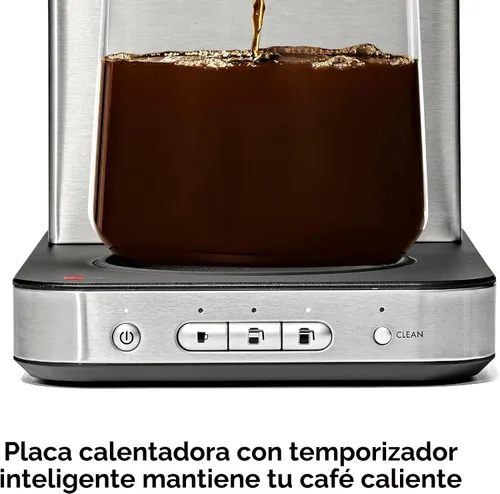 Miniatura 3 de OXO Brew - Cafetera de 8 tazas con función de porción única sin cápsulas y jarra de vidrio - Certificado SCA