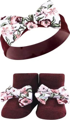 Miniatura 3 de Hudson Baby Conjunto de regalo de diadema y calcetines para niña