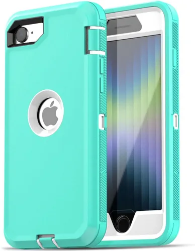 Miniatura 10 de AICase Funda para iPhone SE Case de 3ª y 2ª Generación, para iPhone SE 2022/2020 Protector de Pantalla Integrado Resistente Protección Antigolpes