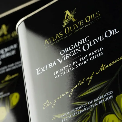 Miniatura 8 de Atlas 3 LT Aceite de oliva virgen extra orgánico prensado en frío con polifenoles de Marruecos Recién cosechado sin procesar de una sola granja