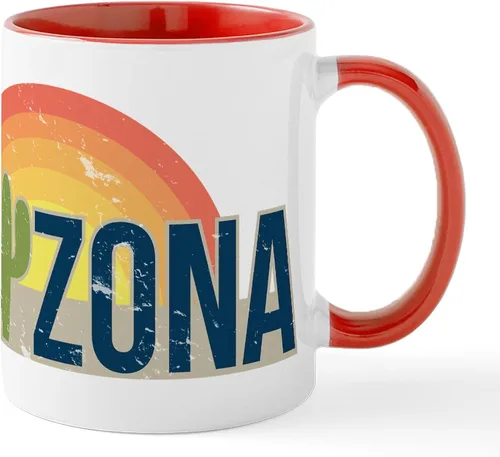 Miniatura 25 de CafePress ARIZONA Mugs Taza de café de cerámica de 11 oz (11.0 fl oz)
