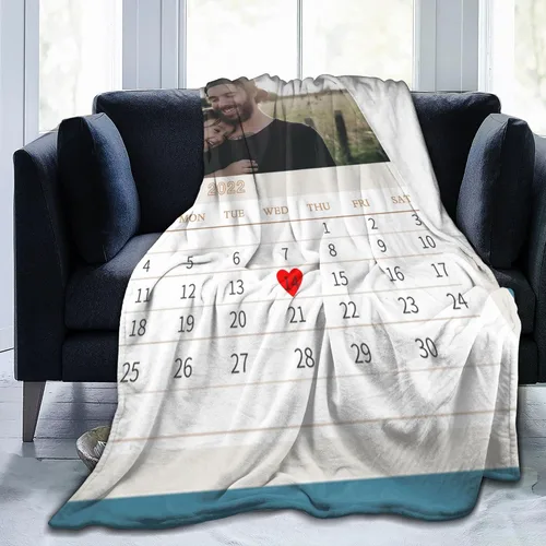 Miniatura 61 de JCETUNO Regalos personalizados de San Valentín para él y ella, mantas personalizadas con foto, mantas de fotos personalizadas, mantas de fotos