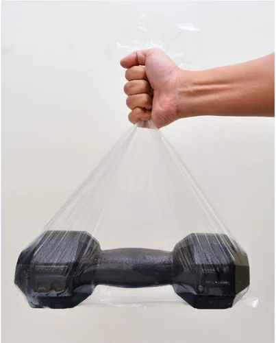 Miniatura 4 de Wowfit 30 bolsas de polietileno de plástico transparente de 9 x 14 pulgadas y 1.1 mil, ideales para pan, verduras, frutas, dulces, golosinas