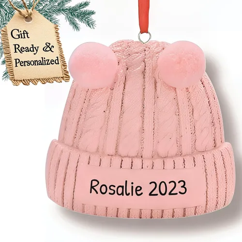 Miniatura 11 de Adorno 3D personalizado para la primera Navidad del bebé 2025 para niño Adorno de la primera Navidad del bebé 2025 Adornos de bebé para árbol