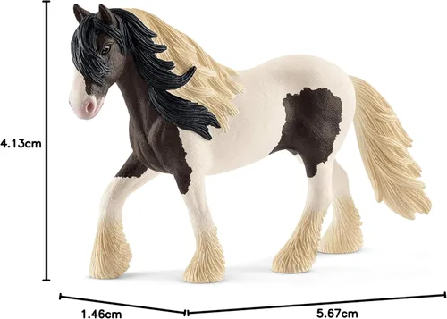 Miniatura 5 de Schleich Farm World Tinker Stallion - Figura de caballo educativa para niños.