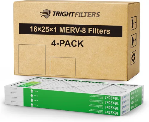 Miniatura 15 de TRIGHTFILTERS 16x20x1 Filtro de aire paquete de 4, MERV 8 filtros de aire plisados de defensa contra el polvo de reemplazo para aire acondicionado
