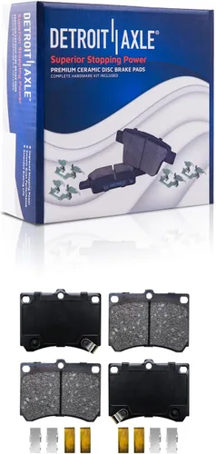 Miniatura 18 de Detroit Axle - Pastillas de Freno para Nissan Altima Sentra 350Z Juke INFINITI G35, Pastillas de Freno Cerámica Delanteras y Traseras Reemplazo