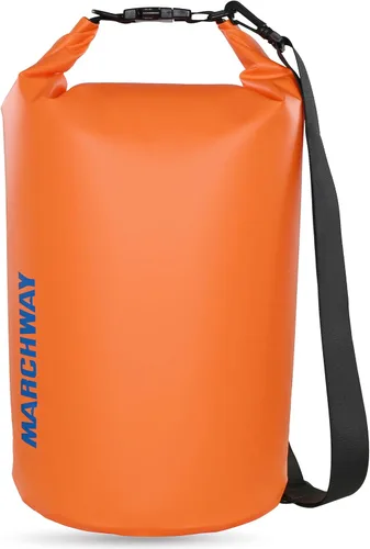 Miniatura 27 de MARCHWAY - Bolso seco flotante e impermeable 1.32/2.64/5.28/7.93/10.57 galones, parte superior enrollable, mantiene secos equipos de kayak rafting