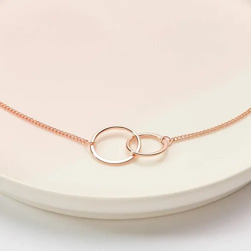Miniatura 2 de Collar de regalo para mujeres y niñas, colgante de joyería moderna ajustable, idea de regalo de amor para ella con tarjeta sincera, regalos de larga