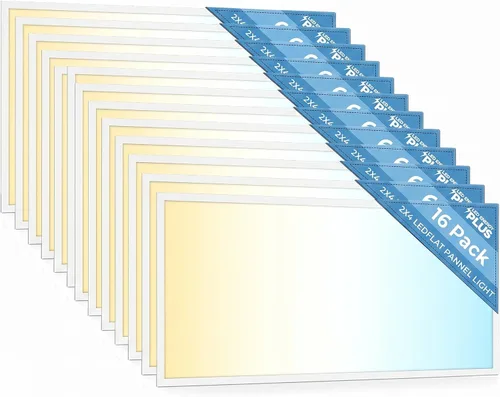 Miniatura 2 de Panel plano de luz LED de 2x4 pies, 5 CCT 3K 3.5K 4K 5K 6.5K, 40-72W, luces de techo suspendido empotradas regulables