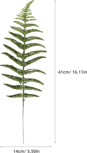 Miniatura 2 de Púas y aerosoles para árbol de Navidad: hojas de purpurina de Navidad, hojas artificiales con purpurina, adorno colgante para árbol de Navidad