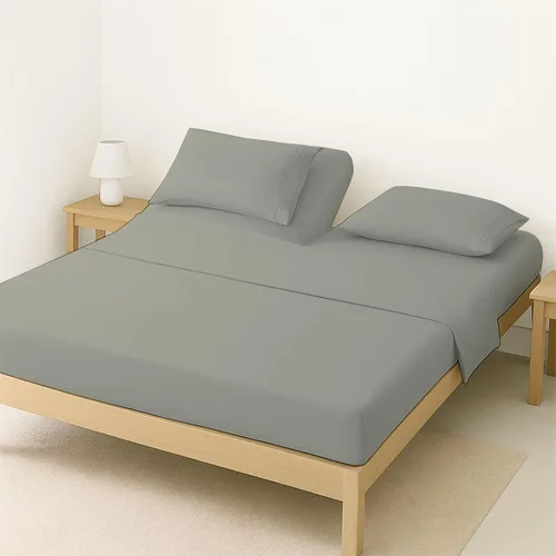Miniatura 12 de ARlinen Juego de sábanas divididas tamaño Queen, 5 piezas, 100% algodón egipcio, bolsillo profundo de 16 pulgadas, ropa de cama suave de lujo